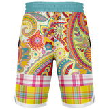 Ashbury Heights Plaid Basketball Shorts Basketball Shorts - Thathoodyshop