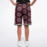 Crosby Stills Basketball Shorts Basketball Short Rib - AOP - Thathoodyshop
