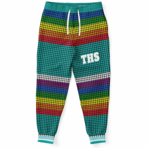 Green Mosaic OG San Diego Fleece Joggers Joggers - Thathoodyshop