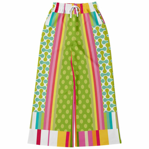 Green Anjou Pear Hobo Patchwork Bellbottoms Bellbottoms - Thathoodyshop