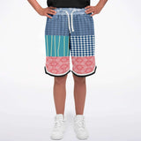 Flamingo Road Basketball Shorts Basketball Short Rib - AOP - Thathoodyshop