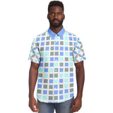 Blue Skies Ahead S/S Button Down Shirt Short Sleeve Button Down Shirt - AOP - Thathoodyshop