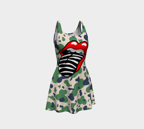 Zebra Unity Dress Flare Dress - Thathoodyshop