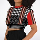 Gold Line Red DLX Cropped Sweater Cropped Sweater - Thathoodyshop