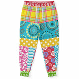 Maui Waui Hawaiian Patchwork Unisex Fleece Joggers Joggers - Thathoodyshop