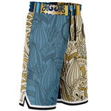 Blue Royale Basketball Shorts Basketball Short Rib - AOP - Thathoodyshop