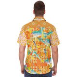 Coral Gables S/S Button Down Shirt Short Sleeve Button Down Shirt - AOP - Thathoodyshop