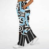 Pacific Palisades Retro Print Bellbottoms Flare Leg Pants - Thathoodyshop