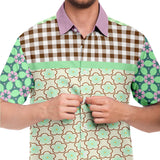 Melon Balls S/S Button Down Shirt Short Sleeve Button Down Shirt - AOP - Thathoodyshop