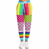 Pink Polka Stripe OG San Diego Fleece Joggers Fashion Jogger - AOP - Thathoodyshop