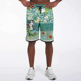 My Little Mermaid Basketball Shorts Basketball Short Rib - AOP - Thathoodyshop
