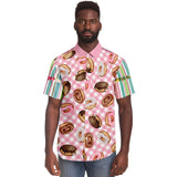 Give Me Some Sugar S/S Button Down Shirt Short Sleeve Button Down Shirt - AOP - Thathoodyshop