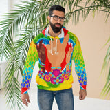 Peace, Love & Tiedye Unisex Pullover Hoodie All Over Prints - Thathoodyshop