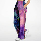 Dusky Midnight Graffiti SW Stretchy Phat Bellbottoms Fashion Flare Jogger - AOP - Thathoodyshop