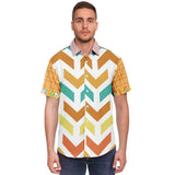 Daybreak S/S Button Down Shirt Short Sleeve Button Down Shirt - AOP - Thathoodyshop