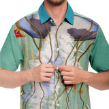Are You Jelly S/S Button Down Shirt Short Sleeve Button Down Shirt - AOP - Thathoodyshop
