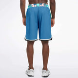 Aqua Amarillo Basketball Shorts Basketball Short Rib - AOP - Thathoodyshop