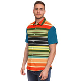 Tequila Sunrise Short Sleeve Button Down Shirt Short Sleeve Button Down Shirt - Thathoodyshop