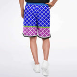 Slices of Lime Basketball Shorts Basketball Short Rib - AOP - Thathoodyshop