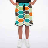 My Geo Life Basketball Shorts Basketball Short Rib - AOP - Thathoodyshop
