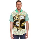 Punk This S/S Button Down Shirt Short Sleeve Button Down Shirt - AOP - Thathoodyshop