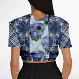 Blue Mystic Cropped Sweater Cropped Sweater - Thathoodyshop