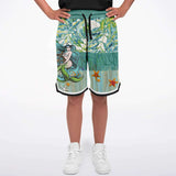 My Little Mermaid Basketball Shorts Basketball Short Rib - AOP - Thathoodyshop