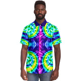 Rings of Saturn S/S Button Down Shirt Short Sleeve Button Down Shirt - AOP - Thathoodyshop