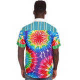 Rainbow Swirl S/S Button Down Shirt Short Sleeve Button Down Shirt - AOP - Thathoodyshop