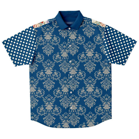 The Regal Beagle S/S Button Down Shirt Short Sleeve Button Down Shirt - AOP - Thathoodyshop