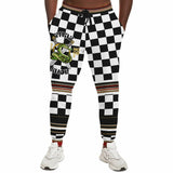 THS Snake Bite Checkmate Fleece Joggers Fashion Jogger - AOP - Thathoodyshop