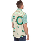Circle Time S/S Button Down Shirt Short Sleeve Button Down Shirt - AOP - Thathoodyshop