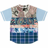 Dolores Park Paisley Button Front Jersey Baseball Jersey - Thathoodyshop