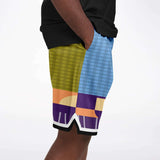 Hampton Plaid Basketball Shorts Basketball Short Rib - AOP - Thathoodyshop