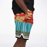 Cheery-Cherry Basketball Shorts Basketball Short Rib - AOP - Thathoodyshop