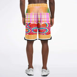 Solar Flare Basketball Shorts Basketball Short Rib - AOP - Thathoodyshop