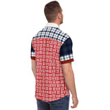 Super Kenzo S/S Button Down Shirt Short Sleeve Button Down Shirt - AOP - Thathoodyshop