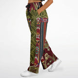 Red Melange Flare Leg Joggers Flare Joggers - Thathoodyshop