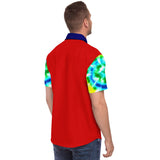 Rainbow Pride Button Down Shirt Short Sleeve Button Down Shirt - AOP - Thathoodyshop