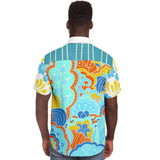 Blue Bullwinkle S/S Button Down Shirt Short Sleeve Button Down Shirt - AOP - Thathoodyshop