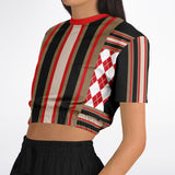 Gold Line Doubles Cropped Sweater Cropped Sweater - Thathoodyshop