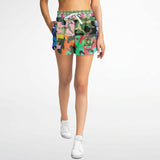 THS Snake Bite Camo Patchwork Running Shorts Running Shorts - Thathoodyshop