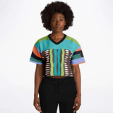 Trinidad Crop Jersey Cropped Football Jersey - AOP - Thathoodyshop