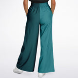 Green Calypso Striped Stretchy Phat Bellbottoms Bellbottoms - Thathoodyshop