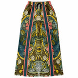 Blue Mosaic Flare Leg Joggers Bellbottoms - Thathoodyshop