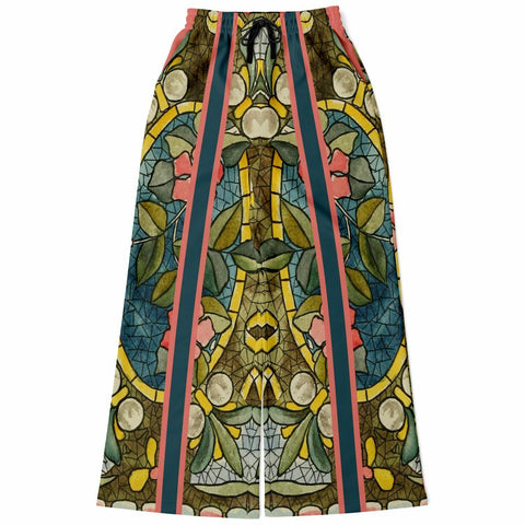 Blue Mosaic Flare Leg Joggers Bellbottoms - Thathoodyshop