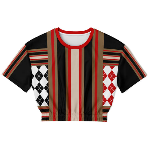 Gold Line Doubles Cropped Sweater Cropped Sweater - Thathoodyshop