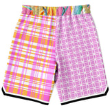 Pink Passion Basketball Shorts Basketball Short Rib - AOP - Thathoodyshop