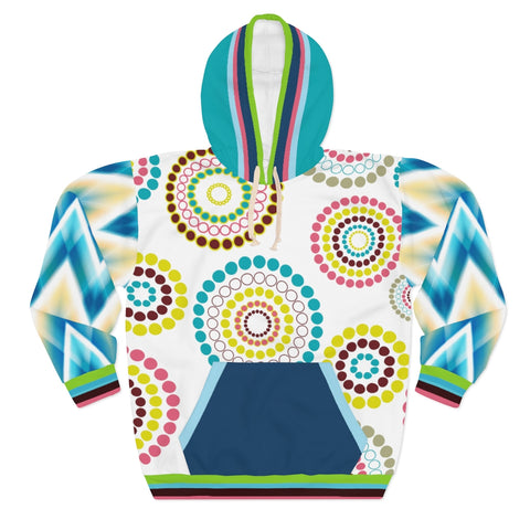 Blue Apache Unisex Pullover Hoodie All Over Prints - Thathoodyshop