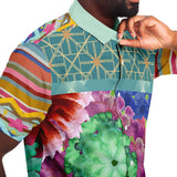 Glorious Breeze S/S Button Down Shirt Short Sleeve Button Down Shirt - AOP - Thathoodyshop